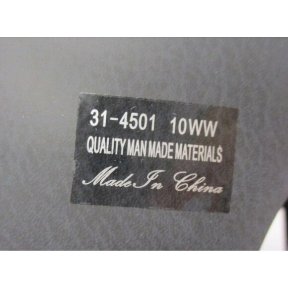 EASY STREET Alive 5 Women's Black Strappy Clear Wedge Heel Sandals 10WW NIB - Picture 5 of 8